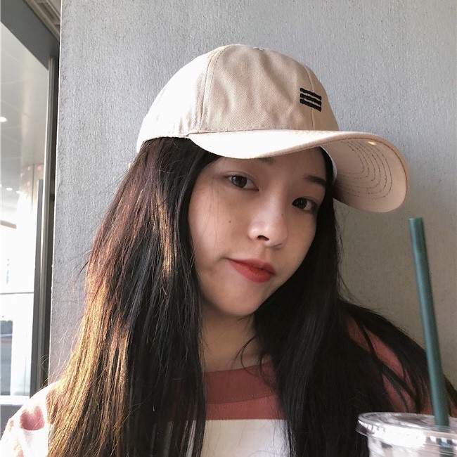 Mũ lưỡi trai MG STUDIO thêu họa tiết 3 sọc trẻ trung thời trang đơn giản