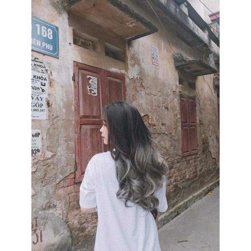 tóc giả kẹp u omber xám🤩FREESHIPMÃ KU09