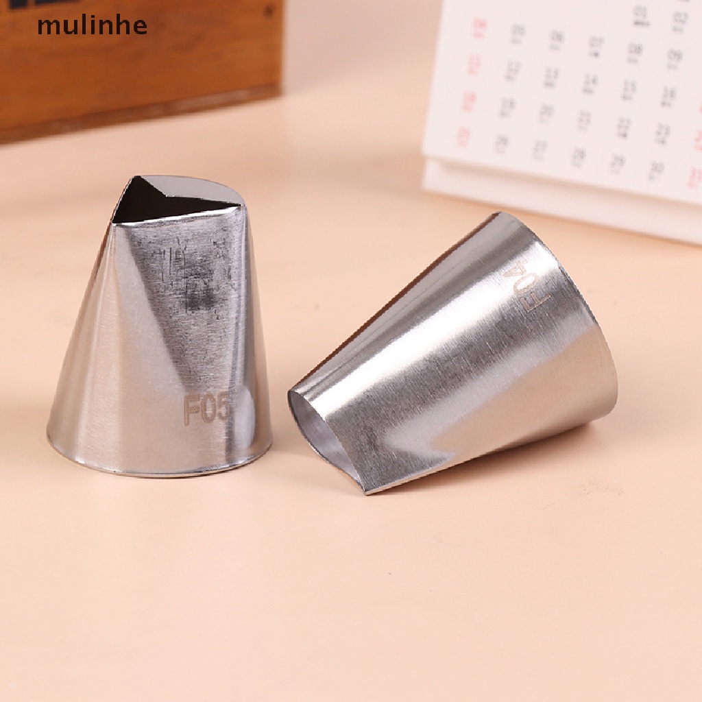 Mulinhe 2 Cái Vòi Phun Bánh #F04#Đuôi Bắt Bông Kem Trang Trí Bánh F05 vn