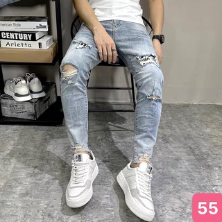 Quần jean nam cao cấp, chất liệu bò ( jean ) mềm mịn, from chuẩn, có nhiều mẫu đi kèm Moclan19