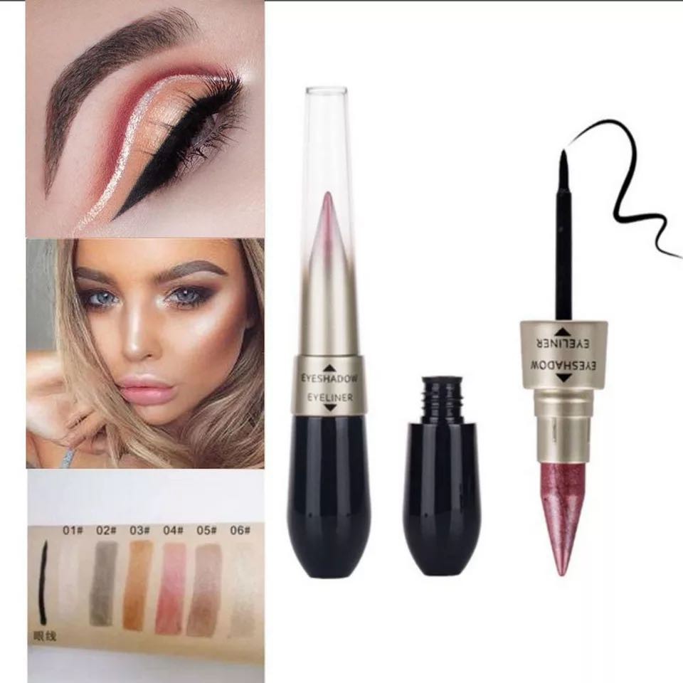 [Mua 2 giảm 4%] Bút Kẻ Phấn Mắt Kết Hợp Mascara 2 Đầu Tiện Dụng