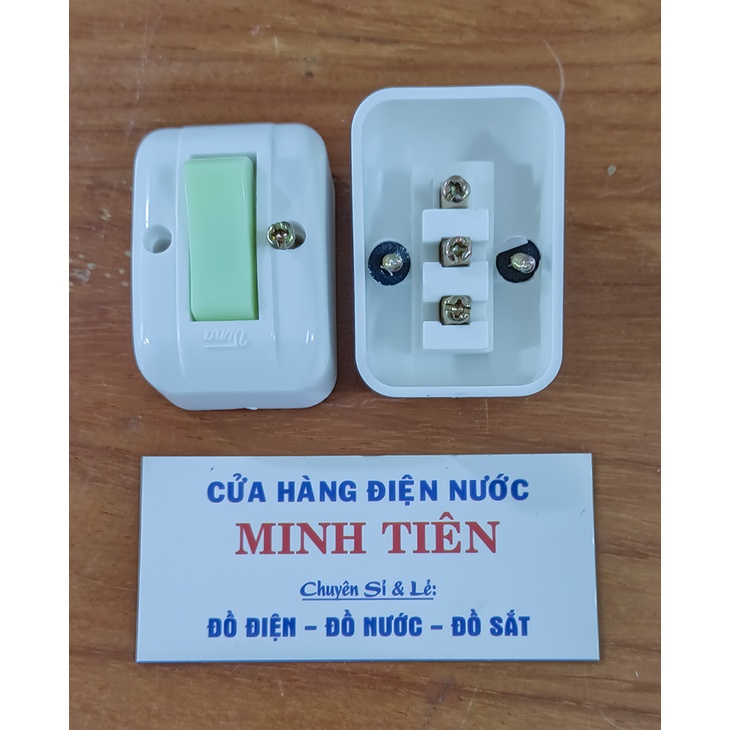 Công tắc 1 chiều , 2 chiều  Vina, Công tắc ngang, treo  Vina, Lioa dùng cho lắp đặt điện nổi
