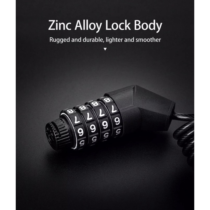 Khoá mũ xe đạp, khoá đa năng Rockbros