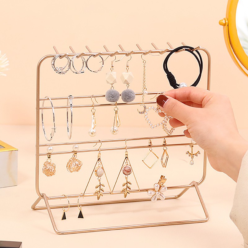 Giá treo trưng bày trang sức bằng chất liệu kim loại