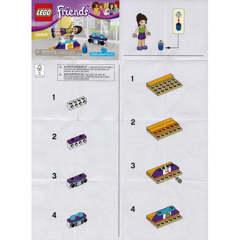 Bộ Đồ Chơi Lắp Ráp Lego Friends 30400