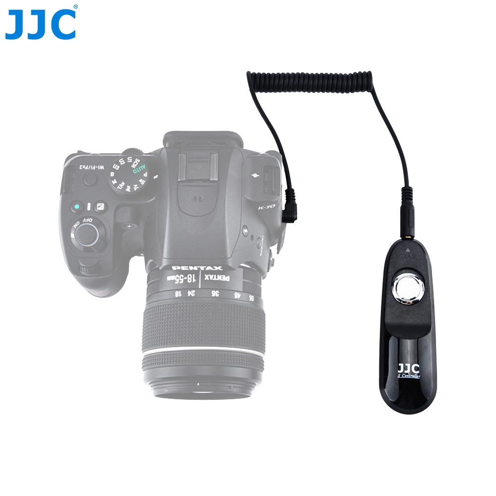 JJC Công tắc từ xa có dây Dây nhả màn trập điều khiển từ xa cho Canon EOS R10 R8 R7 R6 Mark II RP Ra R M5 M6 60D 60Da 70D 77D 80D 90D 200D II 600D 650D 700D 750D 760D 800D 1000D 1100D 1200D 1300D 1500D 3000 G1X MarK II III G5X SX70 HS