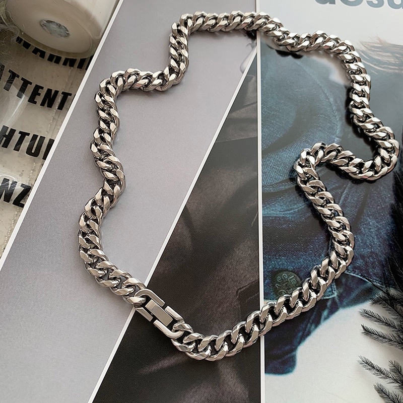 Vòng cổ Thép Không Gỉ Phong Cách Hip Hop Thời Trang Cá Tính