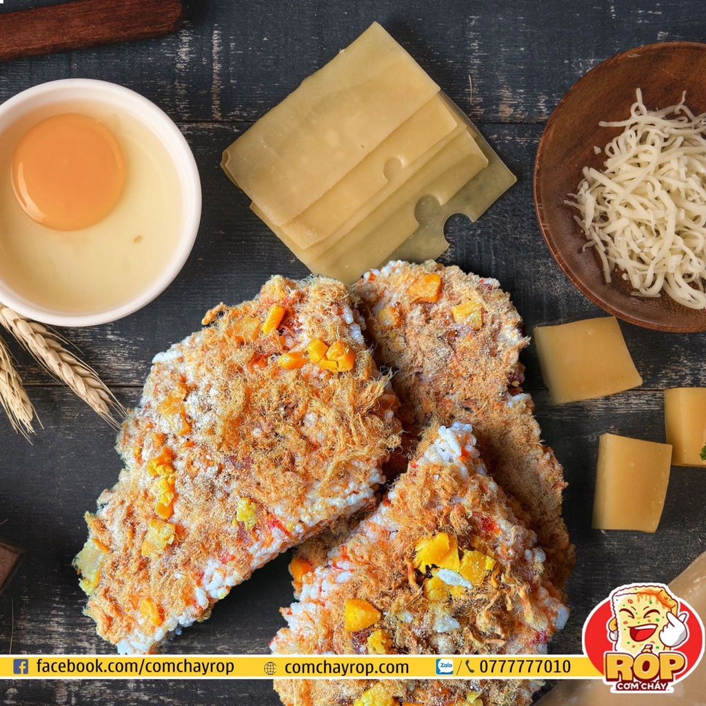 Cơm Cháy Rốp phô mai trứng muối loại 80 gram