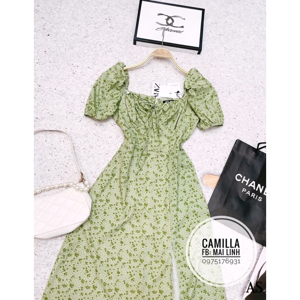 ⚡️BÁN SỈ⚡️Đầm hoa nhí xẻ tà chun ngực | BigBuy360 - bigbuy360.vn