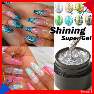 Lọ gel kim tuyến sơn trang trí móng tay 5ml