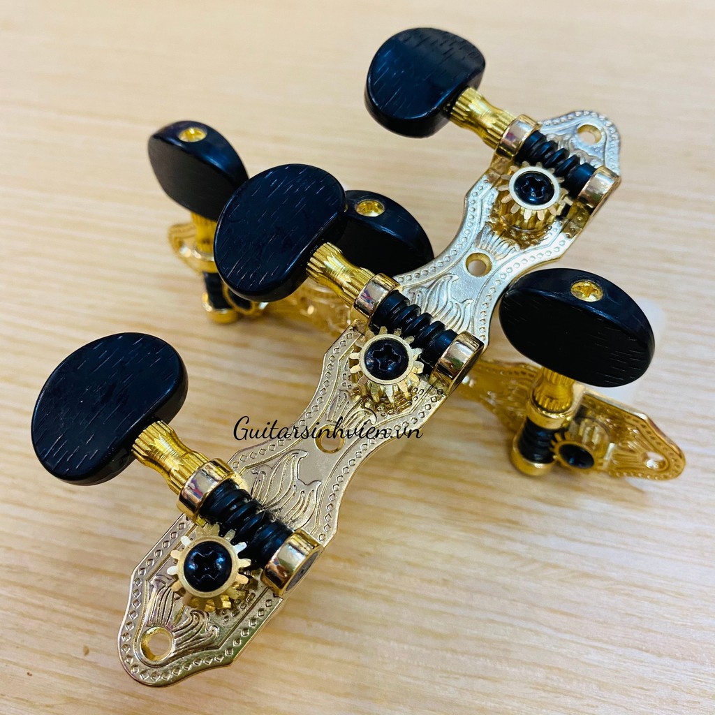 Khóa đàn guitar classic Derjung DJ105 màu vàng cao cấp