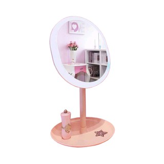 Gương trang điểm để bàn có đèn Led tích điện