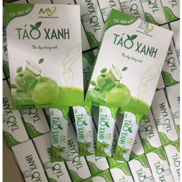 Trà táo xanh giảm cân [HỘP 15 GÓI] An toàn và hiệu quả