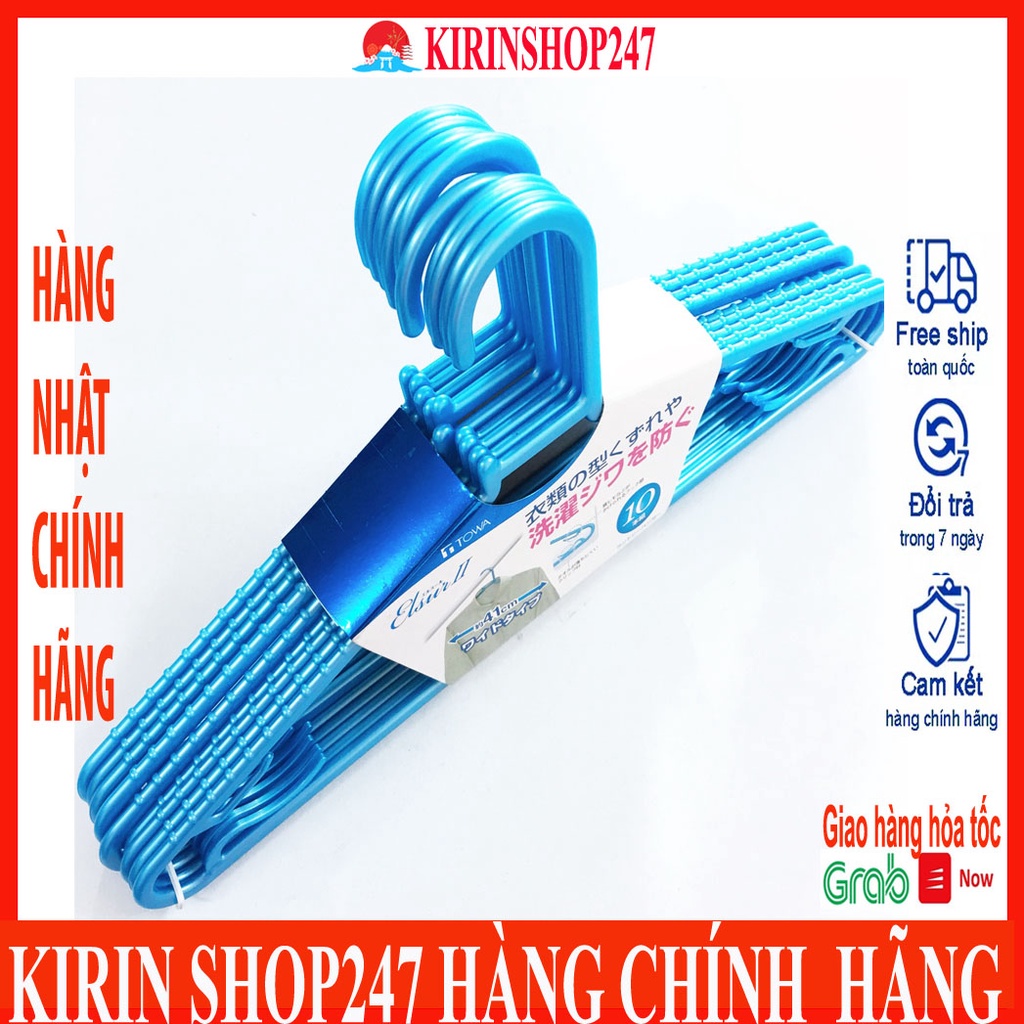 Set 10 móc phơi quần áo cao cấp Hàng Nhật Chính Hãng