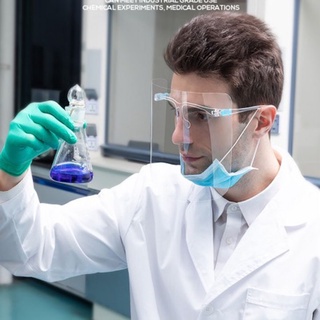 Combo 10 Kính Chắn Giọt Bắn, Kính Bảo Hộ Chống Dịch An Toàn Face Shield