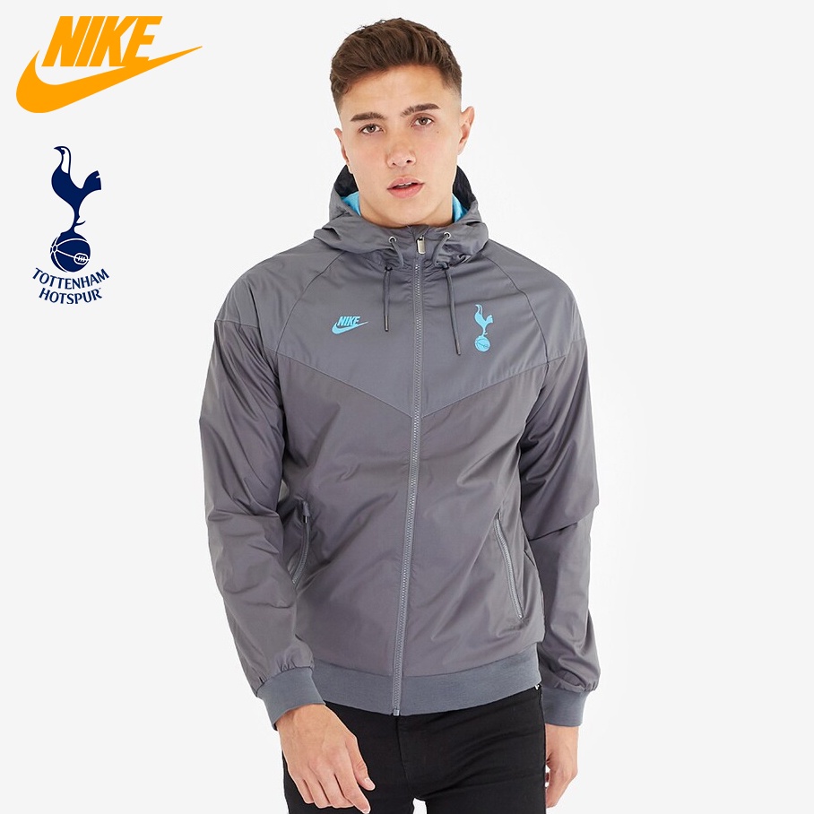 NIKE CHÍNH HÃNG - Áo khoác thể thao nam Nike Men's Windrunner Tottenham Hotspur Jacket 19/20 Authentic - Grey