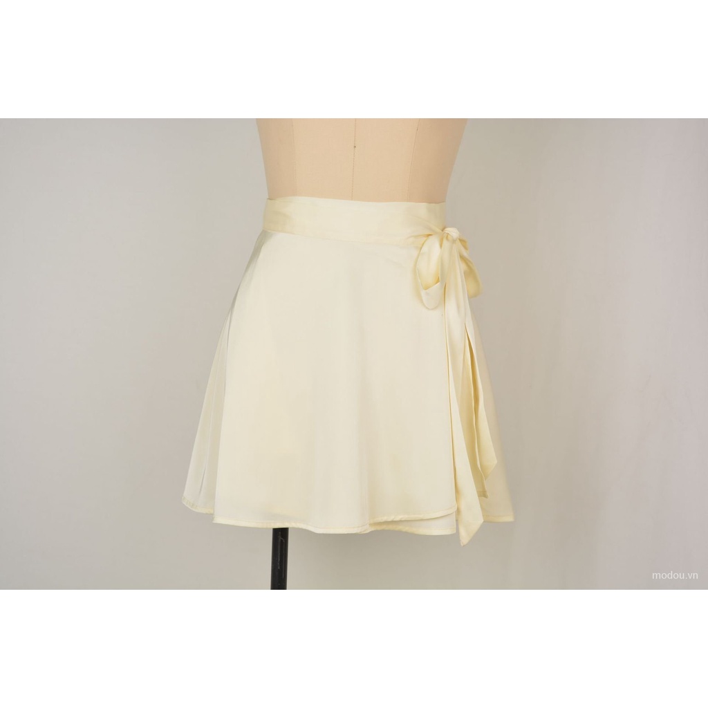 Đầm Hai Dây Dáng Chữ A Vải Satin Thiết Kế Đơn Giản Cho Nữ