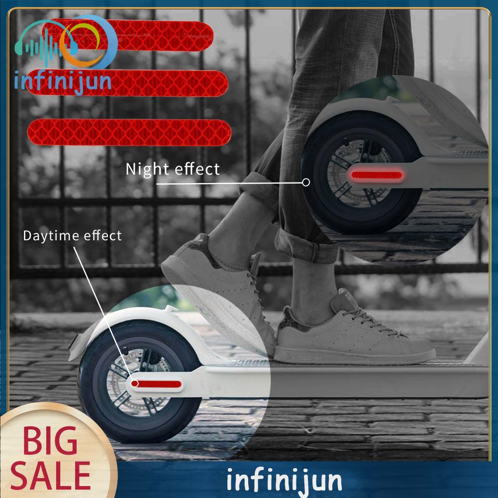Set 3 Dải Phản Quang An Toàn Cho Xe Điện Ninebot Es2 Es3 Es4