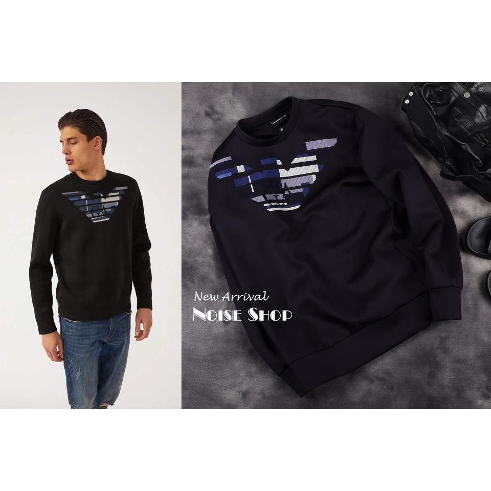 Áo Nỉ Xốp Logo Thêu