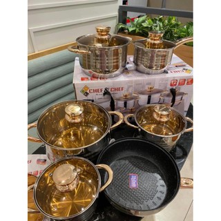 BỘ NỒI CHEF & CHEF 6 MÓN