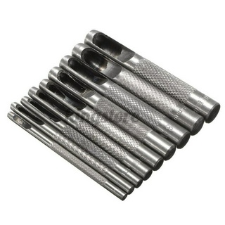 Bộ 9 Dụng Cụ Đục Lỗ Da 9 Kích Cỡ