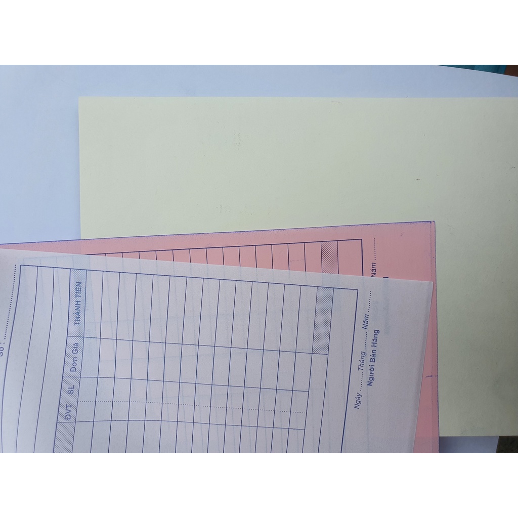 Hoá Đơn Bán Lẻ 2 Liên - 100 Tờ