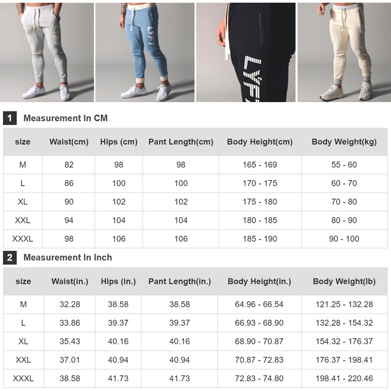 Quần Thể Thao Cotton Thoải Mái Thời Trang Nam M ~ 3XL