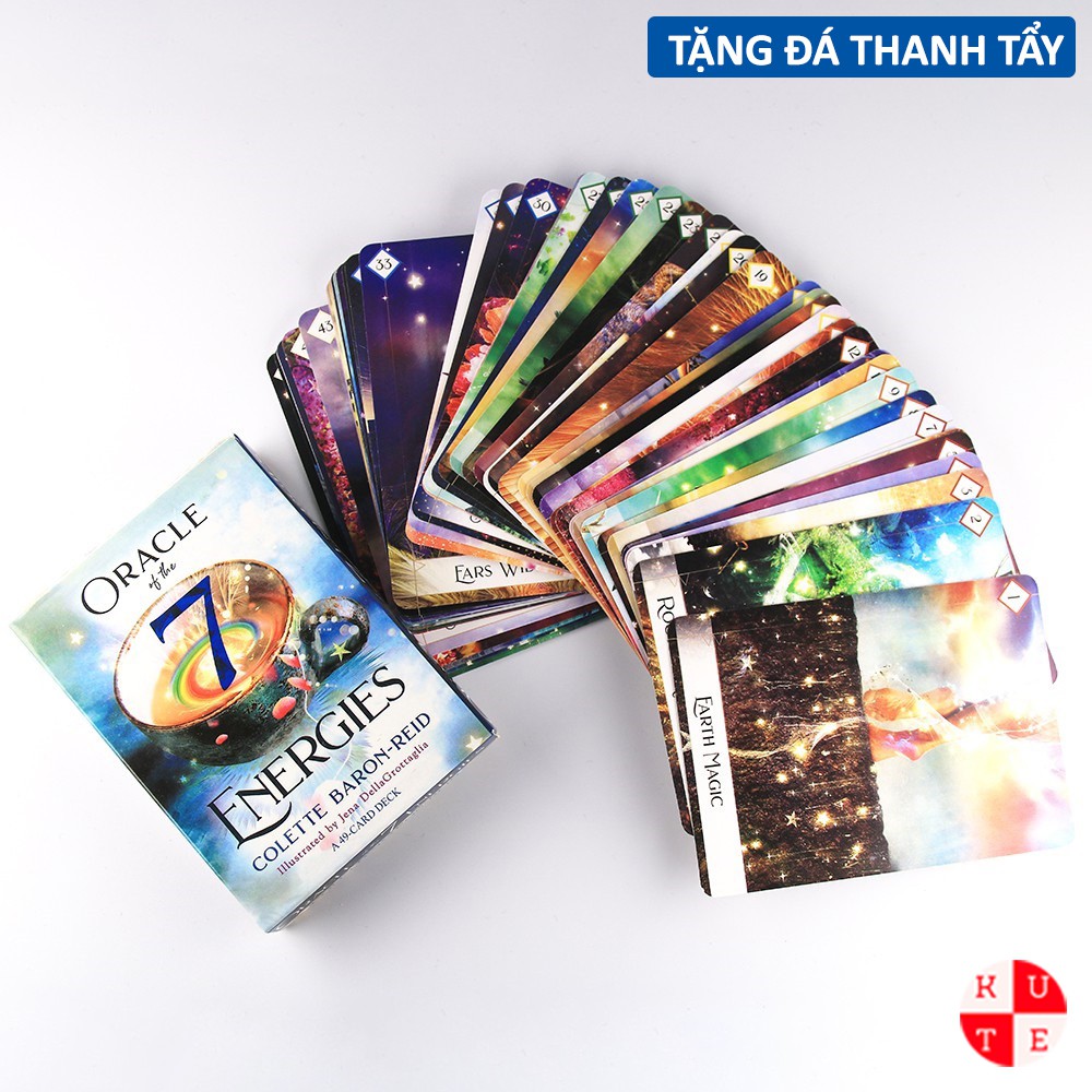 Bài Oracle Of The 7 Energies 49 Lá Bài Tặng Đá Thanh Tẩy C126