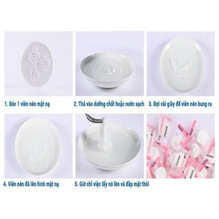 Combo 10 Mặt Nạ Giấy Nén Miniso