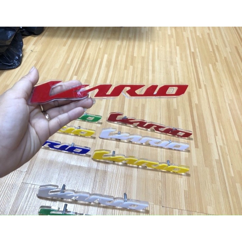 Chữ Vario 3D gắn mặt nạ