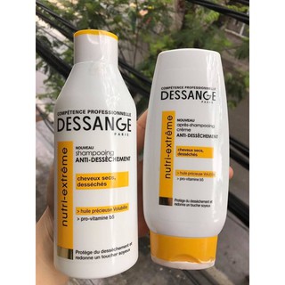 Dầu gội - dầu xả Dessange Nutri Extreme xuất xứ Pháp ( có bán lẻ gội - xả )