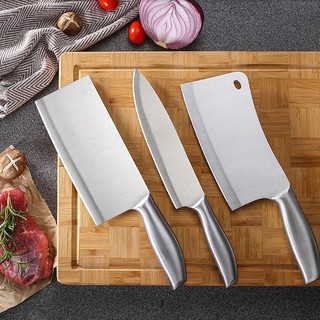 Bộ 3 dao cán liền lưỡi thép không rỉ