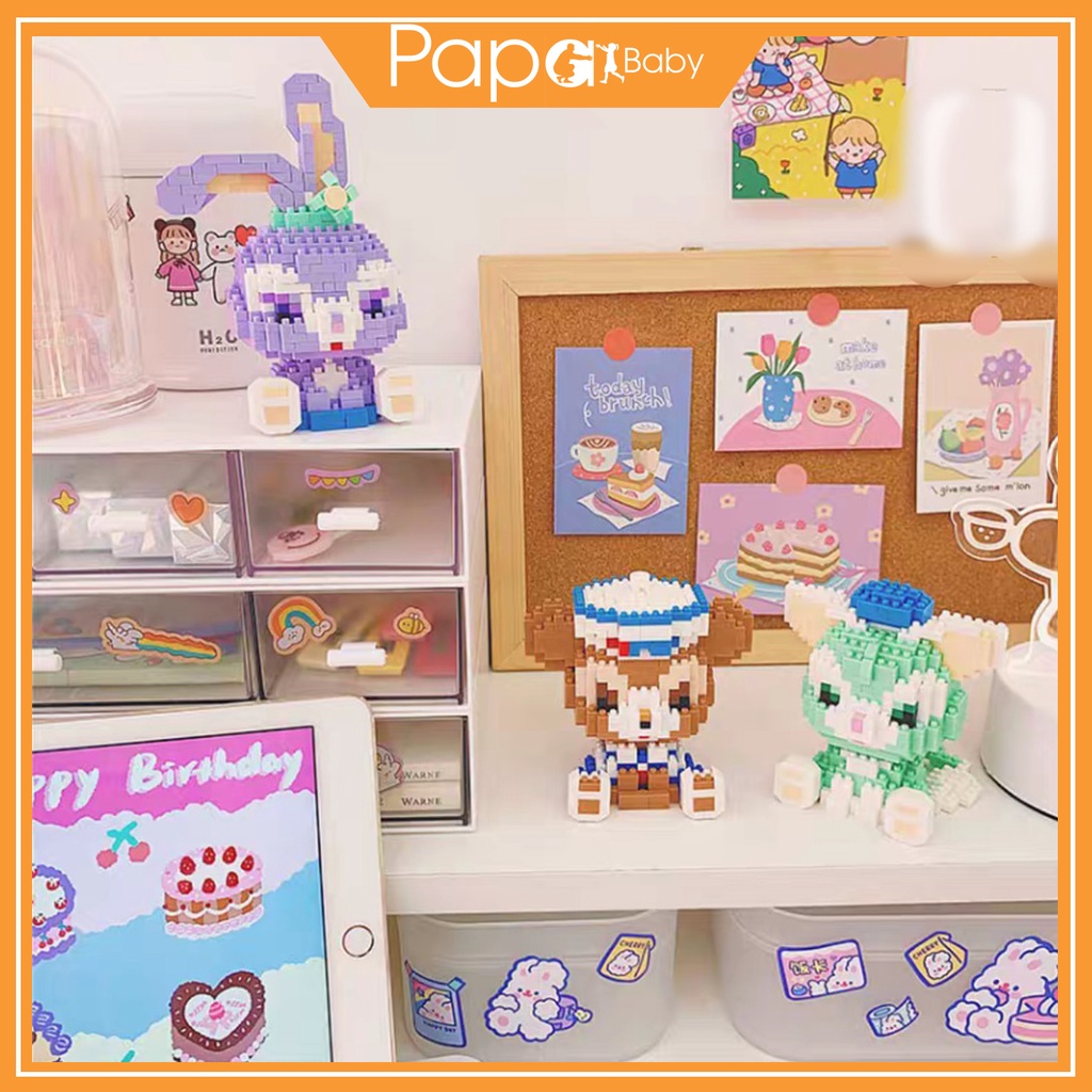 Đồ chơi xếp hình mô hình nhiều chi tiết ,Bộ đồ chơi lắp ráp, lắp ghép mô hình 3D mini cho bé trai bé gái