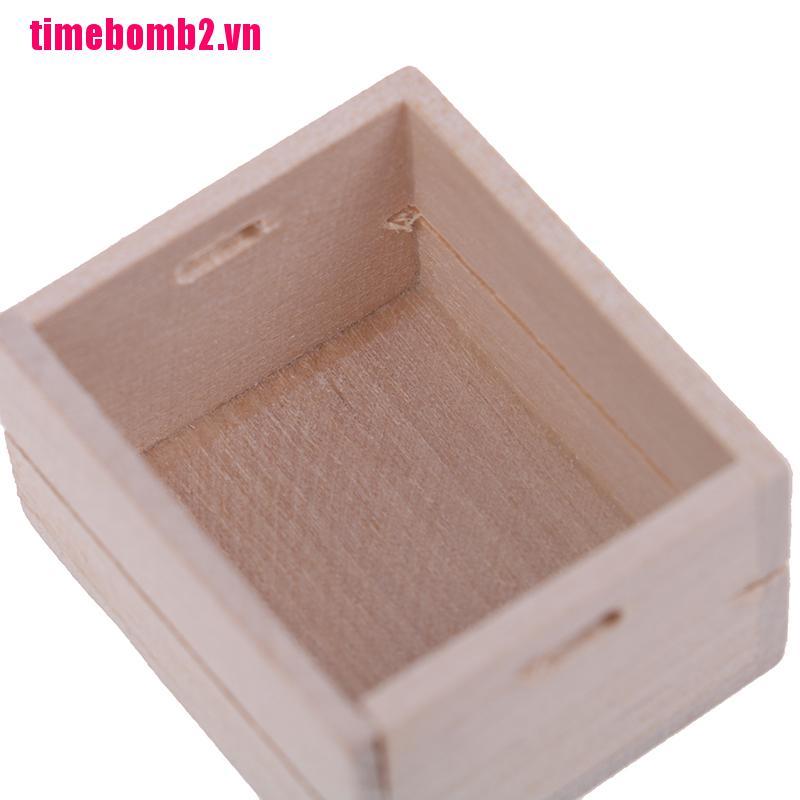 (Hàng Mới Về) Rổ Gỗ Đựng Rau Củ Quả Trang Trí Nhà Cửa