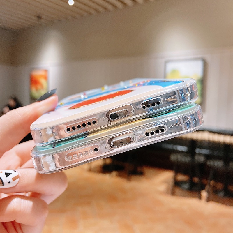 Ốp Điện Thoại blu-ray Mềm In Hình Ếch Hoạt Hình Cho iphone 15 14 13 12 pro max 11 pro 7 8 plus xs max x xr