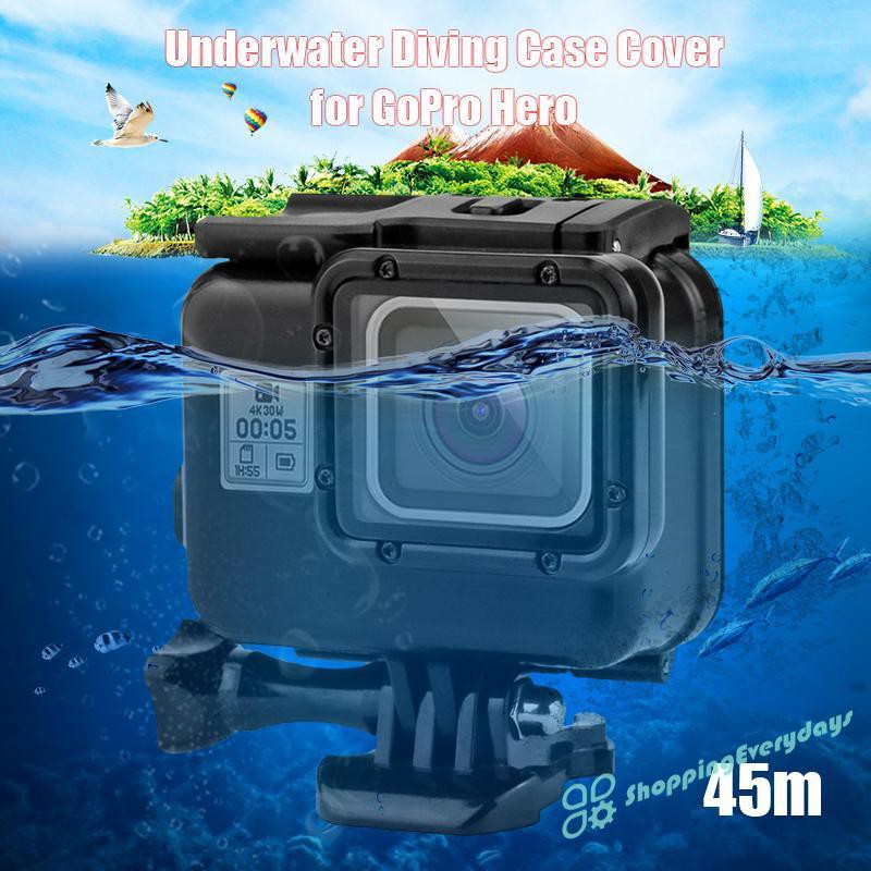 SV Ốp Lưng Chống Nước Đi Lặn 45m Cho Gopro Hero 7 6 5 Black | WebRaoVat - webraovat.net.vn