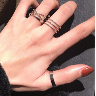 Nhẫn nữ combo 6 chiếc đeo nhiều kiểu T501