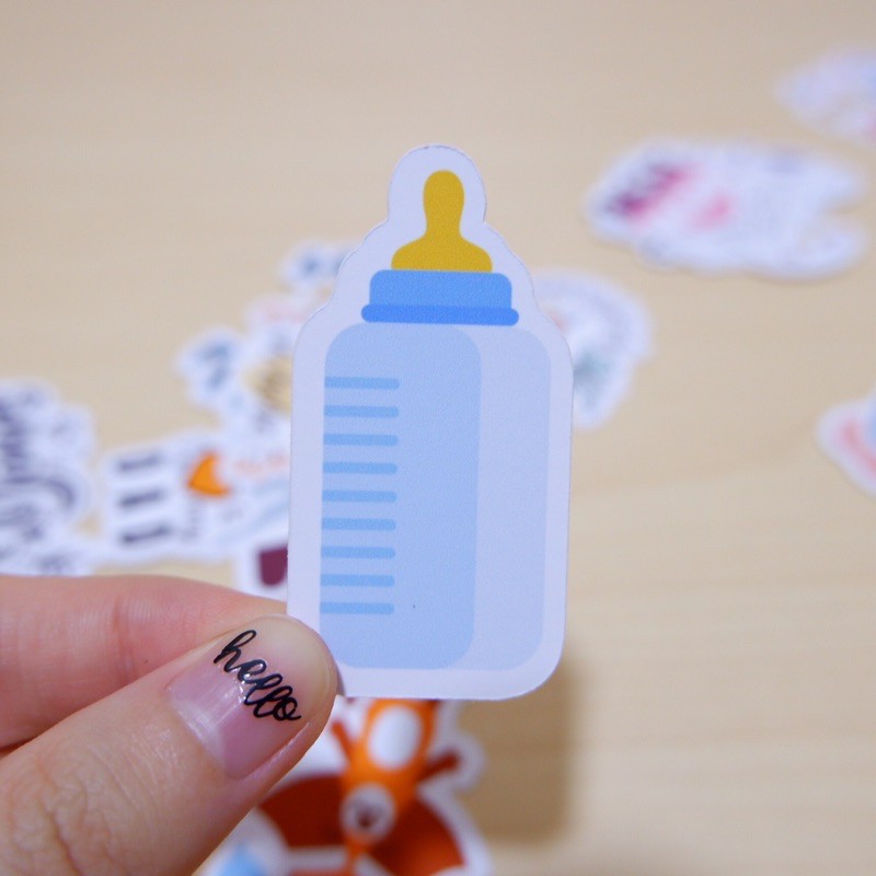 BABY Sticker die-cut - Sticker cắt rời - Nguyên vật liệu làm Scrapbook Handmade - Nhật Ký Cho Bé Yêu P.1
