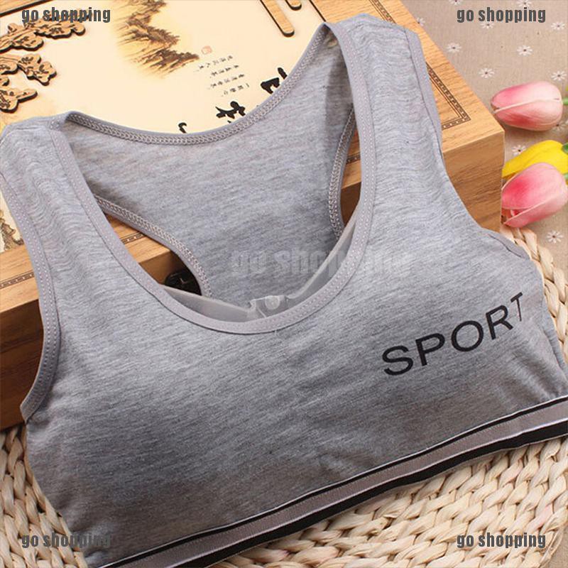 {go shopping}Kids Girls Underwear Bra Vest Underclothes Sports Undies Clothes