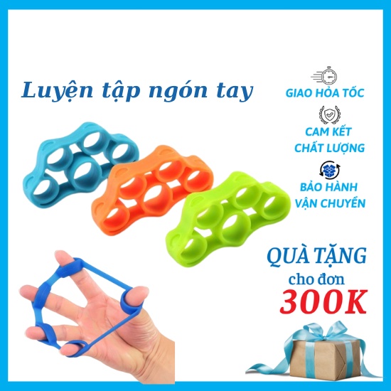 Dụng cụ luyện tập sức mạnh ngón tay cho người tai biến, tập đàn nhiều size