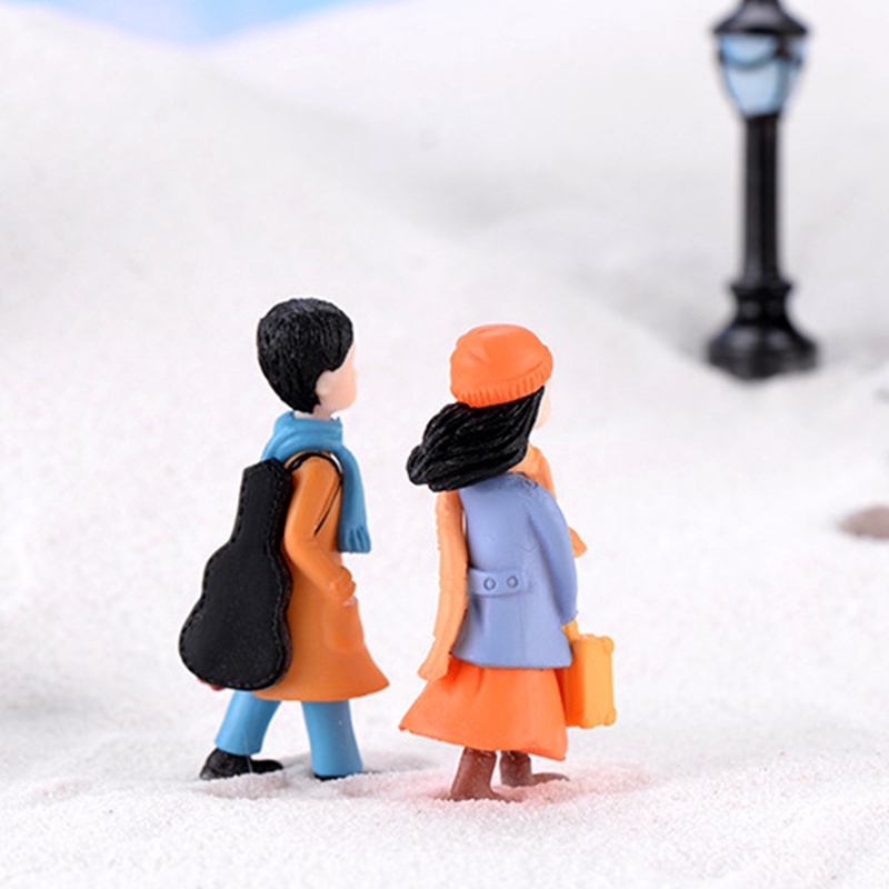 Set 2 Mô Hình Cặp Đôi Trang Trí Sân Vườn