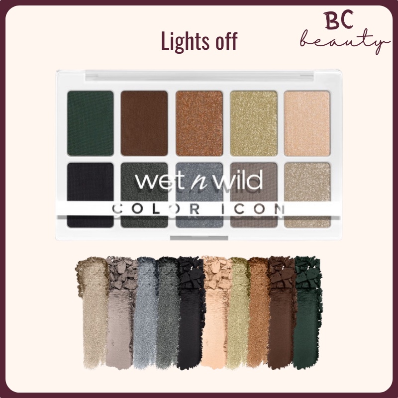 Bảng Phấn Mắt Wet N Wild Color Icon 10 Pallete | Bảng 10 Ô Dễ Phối Màu, Nhỏ Gọn Tiện Lợi, Phù Hợp Cho Nhiều Dịp