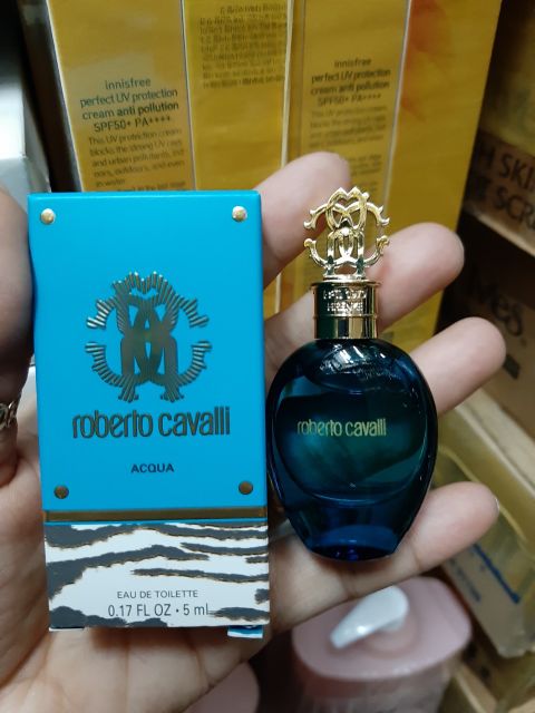 (MINI 5ML) NƯỚC HOA NỮ ROBERTO CAVALLI ACQUA EDT