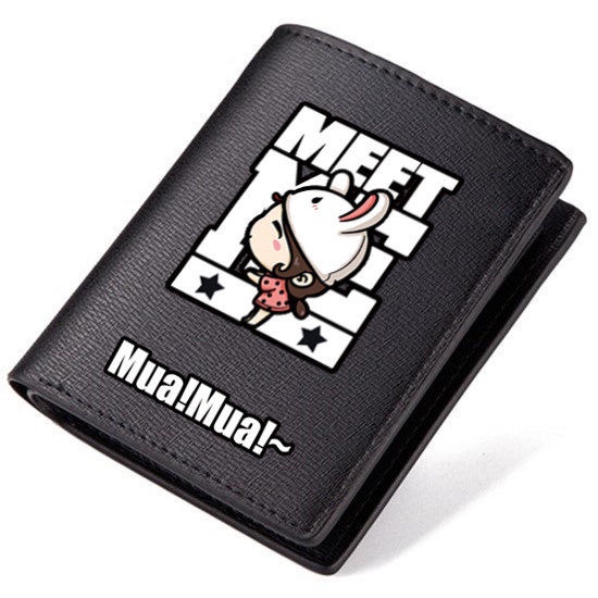 Ví Da PU In Hình Hoạt Hình Dễ Thương Cao Cấp Phong Cách Hàn Quốc Cho Cặp Đôi