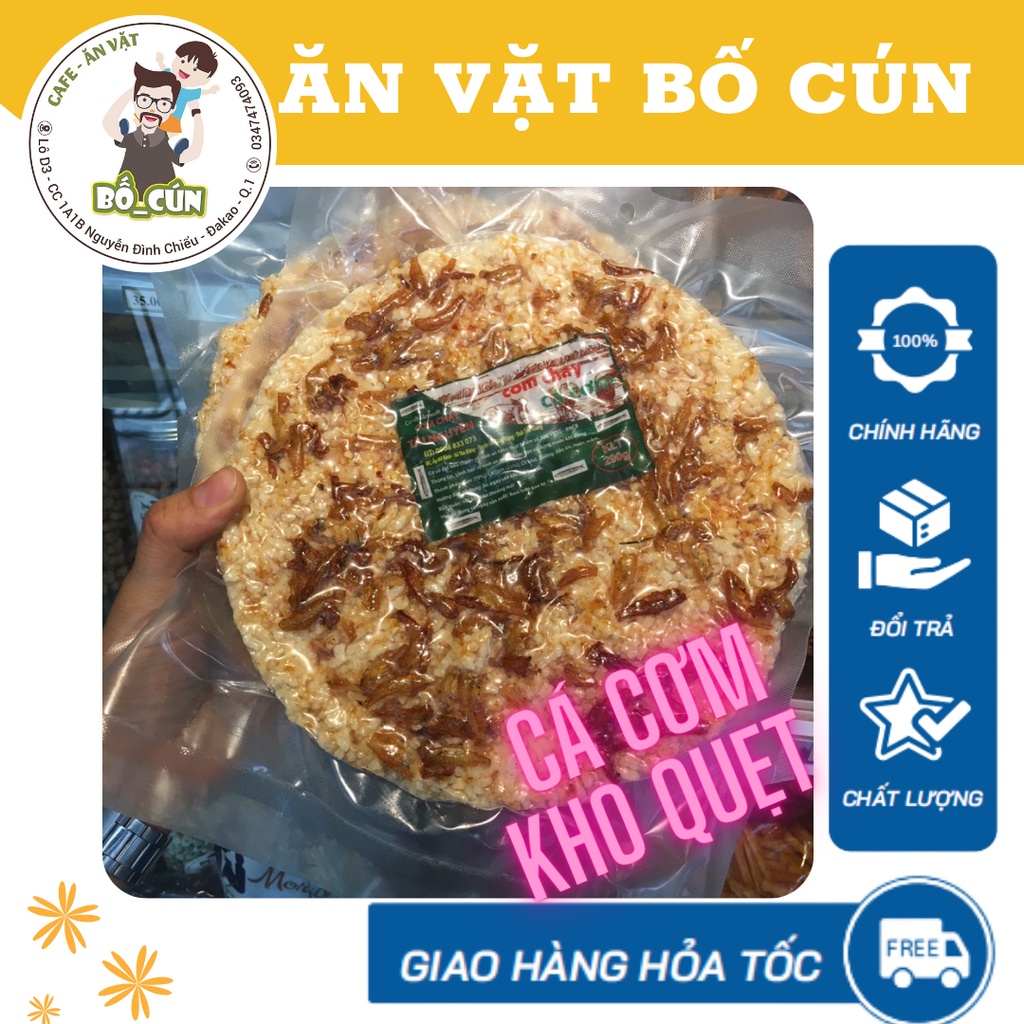 CƠM CHÁY KHO QUẸT CÁ CƠM TÀI NGUYÊN.( hàng gia công theo yêu cầu )