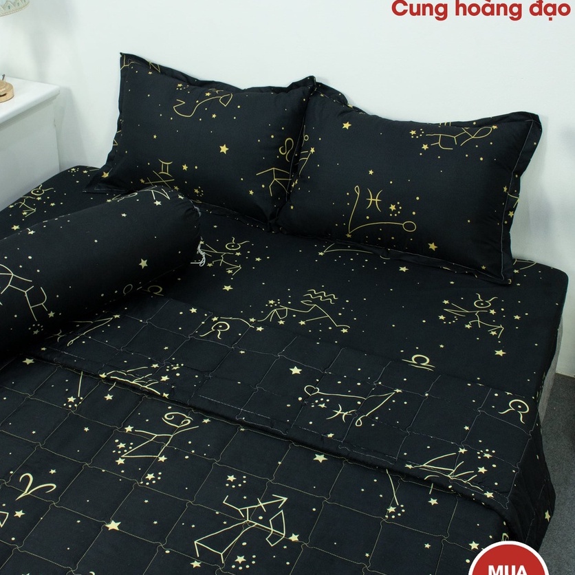Bộ Ga Giường và 2 Vỏ Gối 💖Bộ drap giường 3 Món M2. M4. M6. M8. cotton 3D Bo Chun Miễn Phí, Được chọn mẫu - Queen Decor | BigBuy360 - bigbuy360.vn