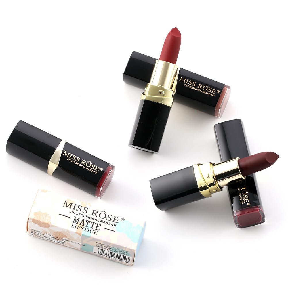 (hàng Mới Về) Son Môi Miss Rose Chống Thấm Nước Chuyên Dụng Cho Trang Điểm | BigBuy360 - bigbuy360.vn