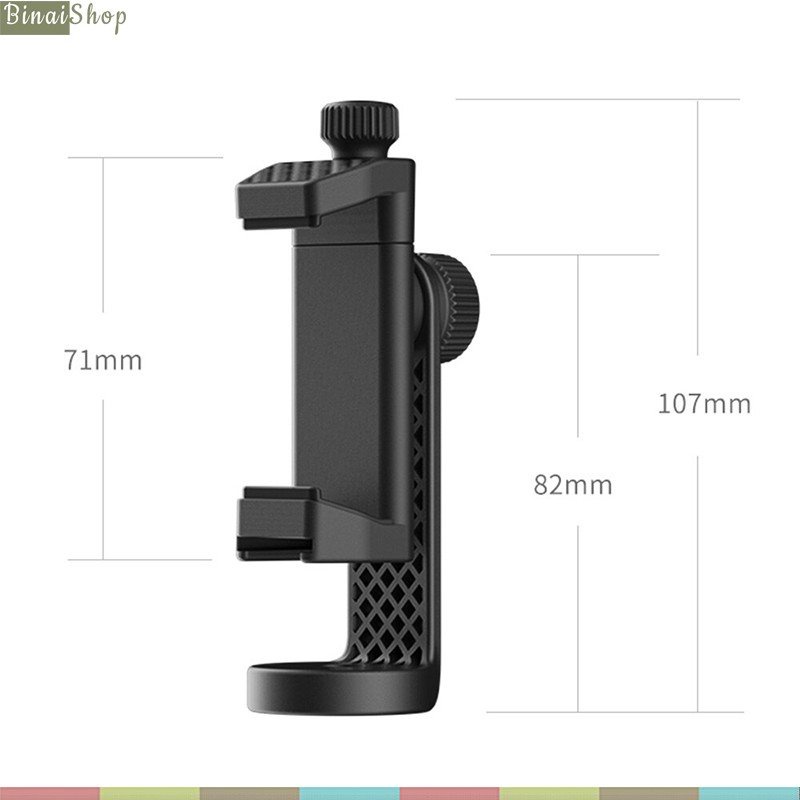 Ulanzi ST-17 - Kẹp Điện Thoại Xoay 360°, Tương Thích Các Dòng Smartphone