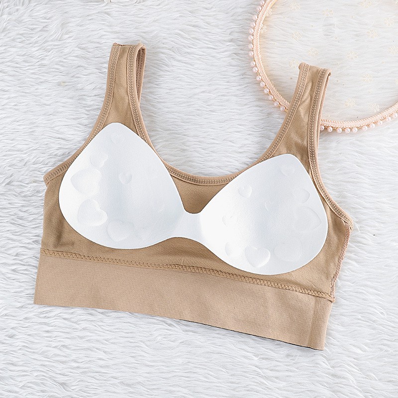 Áo lót AOWEINISI; vải cotton dây chéo in chữ quyến rũ thời trang cho nữ