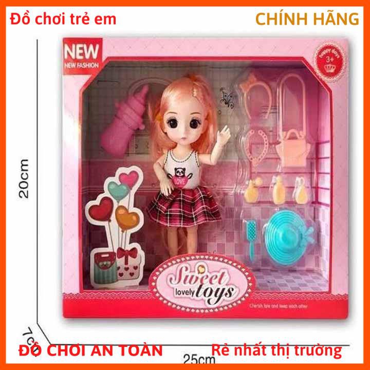 Đô chơi búp bê nga trọn bộ cho bé, búp bê bé gái xinh xắn trọn bộ